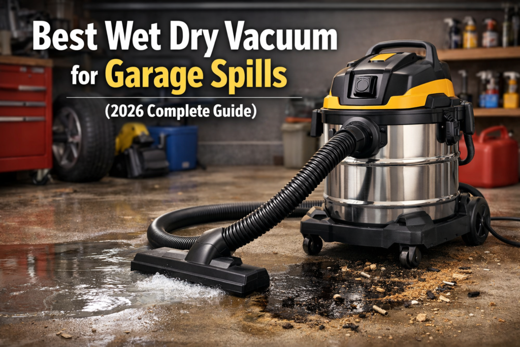Best Wet Dry Vacuum for Garage Spills (2026 Complete Guide)