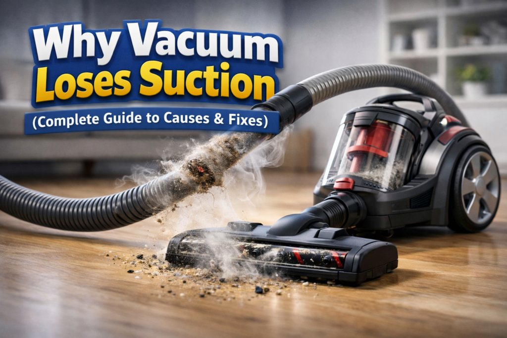Why Vacuum Loses Suction (Complete Guide to Causes & Fixes)