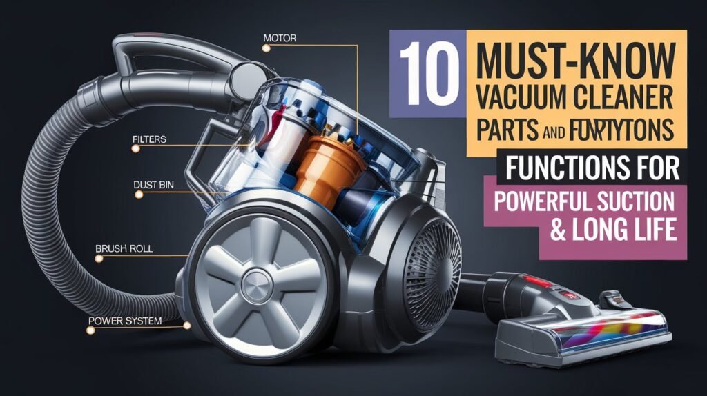 10 Powerful Vacuum Cleaner Parts and Functions You Must Know (2026 Guide)