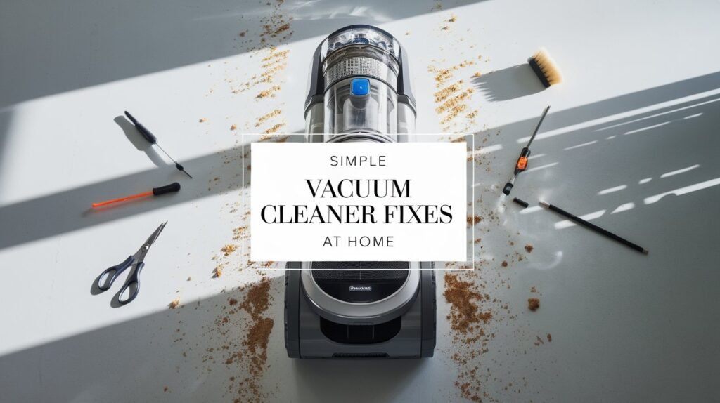 Simple Vacuum Cleaner Fixes at Home – 9 Easy Solutions That Work Fast