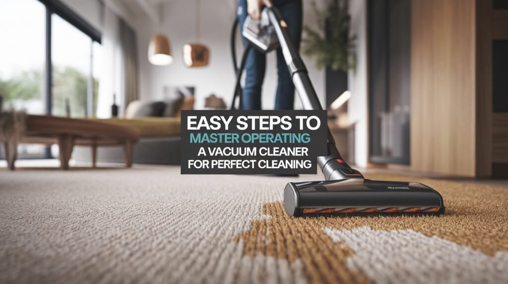 7 Easy Steps to Master how to operate a vacuum cleaner Step by Step