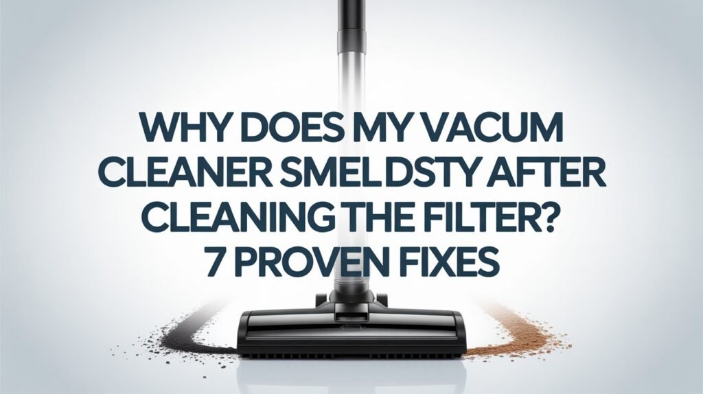 Why Does My Vacuum Cleaner Smell Dusty After Cleaning the Filter? 7 Proven Fixes