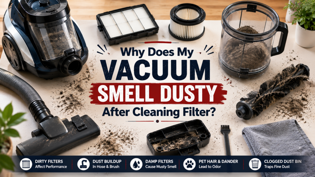 Why Does My Vacuum Cleaner Smell Dusty After Cleaning Filter? 9 Common Causes and Easy Fixes