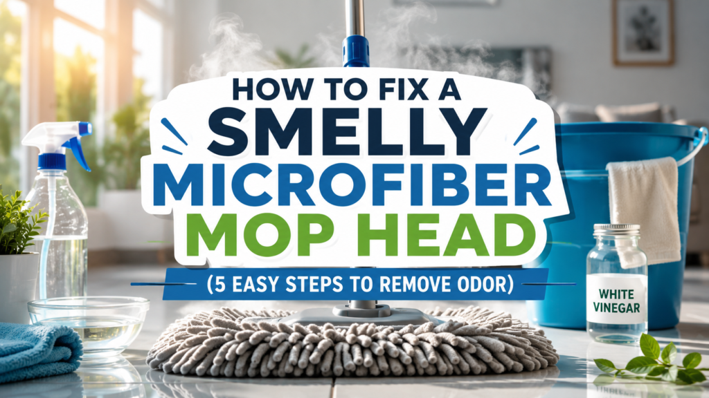 How to Fix a Smelly Microfiber Mop Head (5 Easy Steps to Remove Odor)