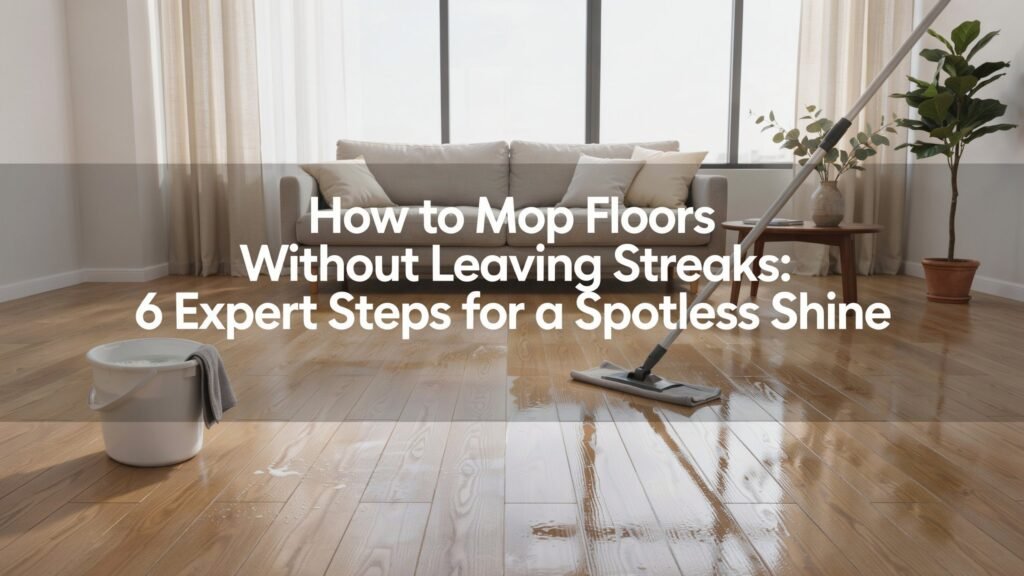 How to Mop Floors Without Leaving Streaks: 6 Expert Steps for a Spotless Shine