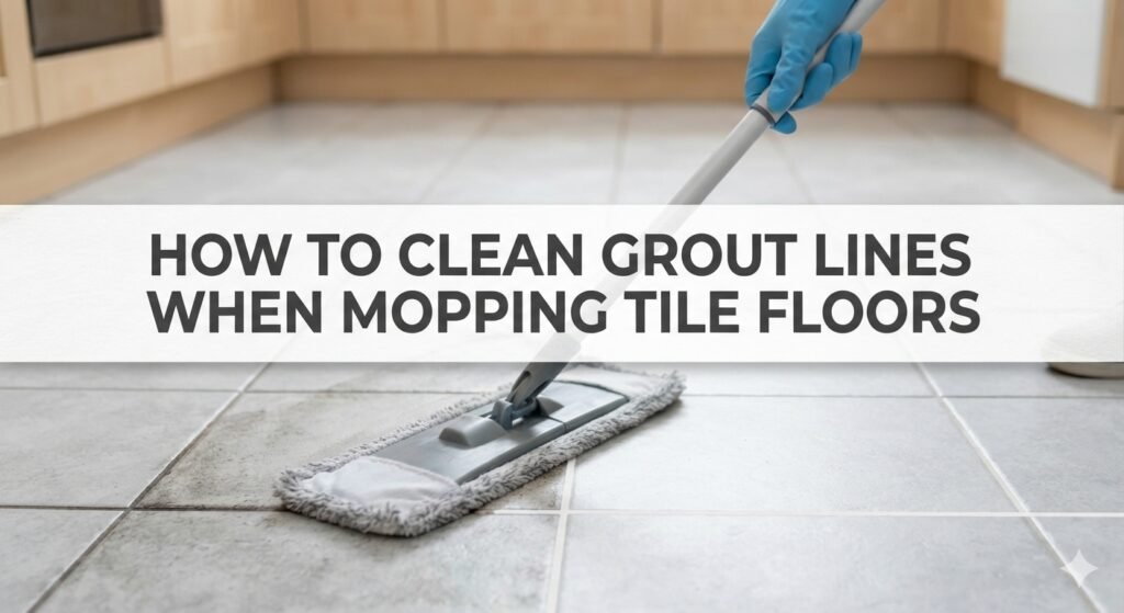 How to Clean Grout Lines When Mopping Tile Floors (5 Steps)