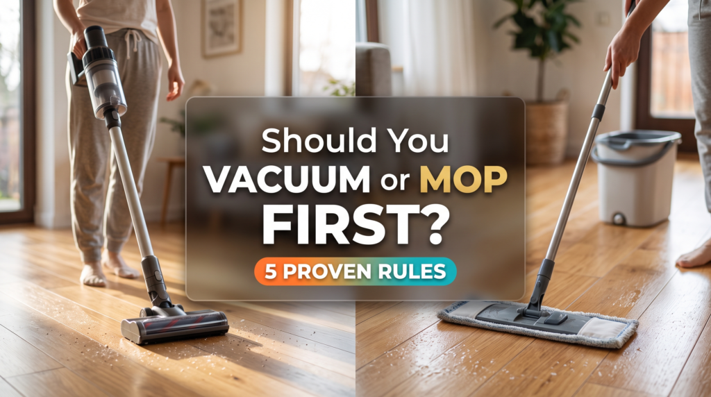 Should You Vacuum or Mop First 5 Proven Rules
