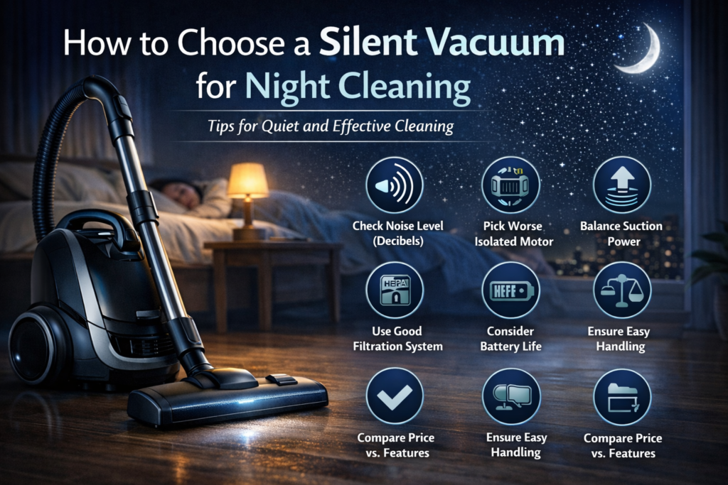 How to Choose a Silent Vacuum for Night Cleaning