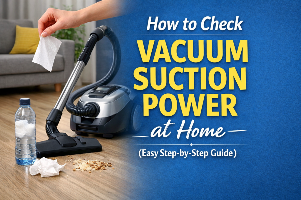 How to Check Vacuum Suction Power at Home (Easy Step-by-Step Guide)