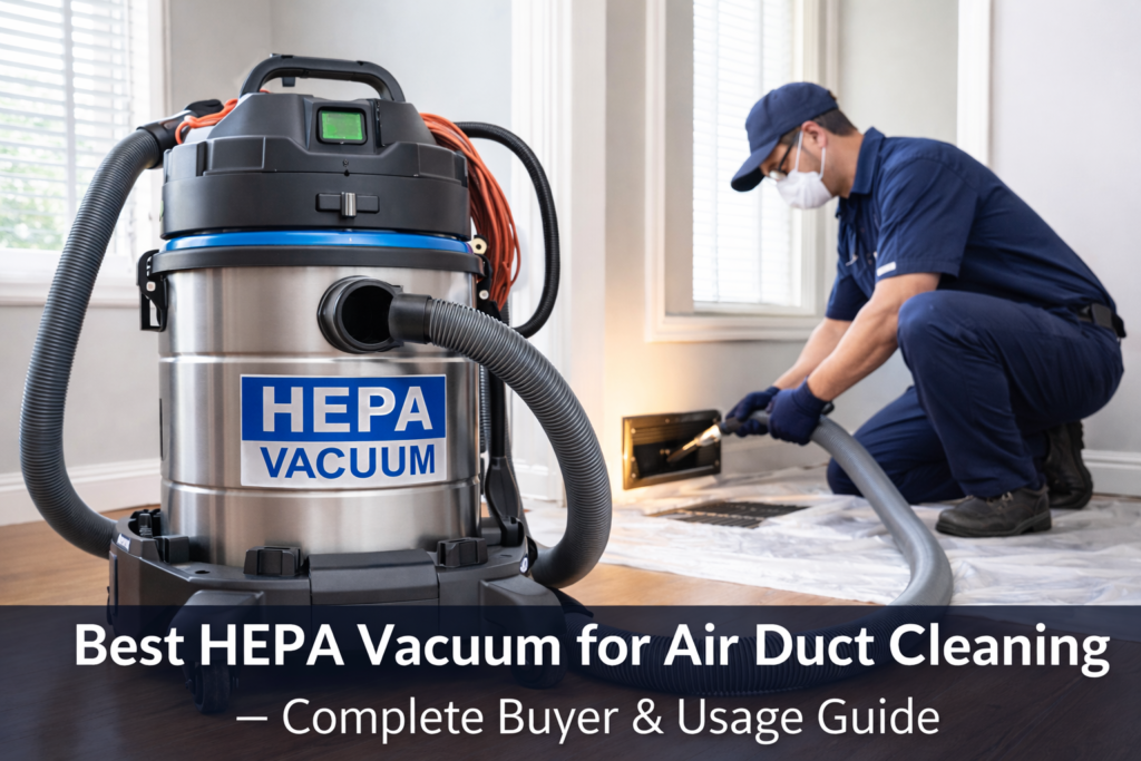 hepa vacuum for air duct cleaning.