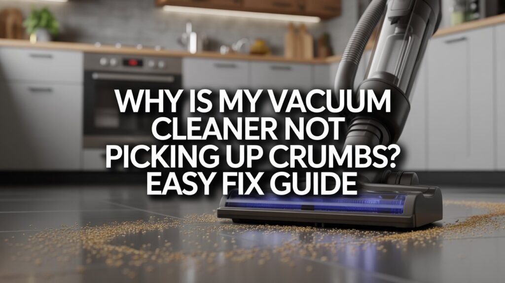 Why Is My Vacuum Cleaner Not Picking Up Crumbs? Easy Fix Guide