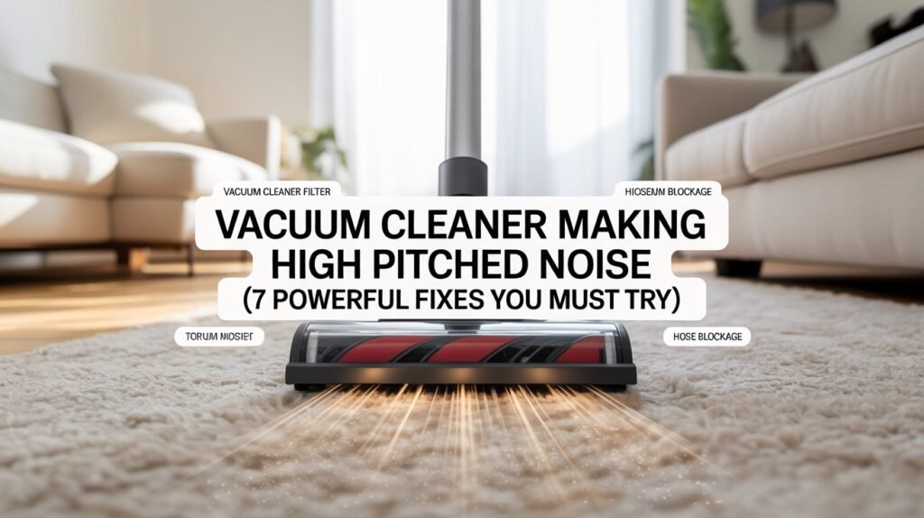 Vacuum Cleaner Making High Pitched Noise (7 Powerful Fixes You Must Try)