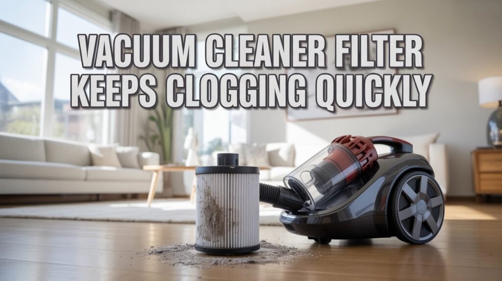 Why Vacuum Cleaner Filter Keeps Clogging Quickly (Complete Guide)