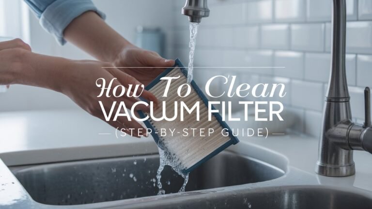 How to Clean Vacuum Filter Properly (Complete 2026 Guide for Best Performance)