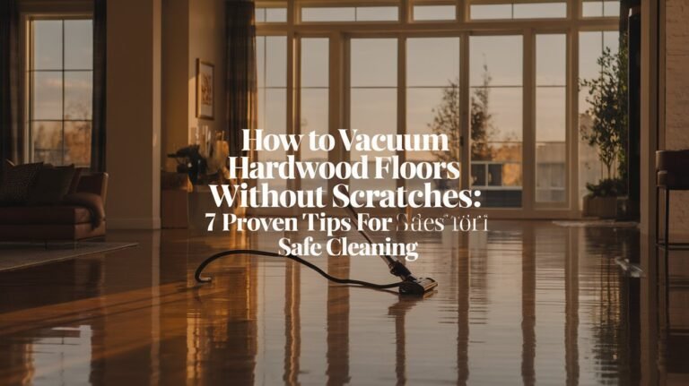 How to Vacuum Hardwood Floors Without Scratches: 7 Proven Tips for Safe Cleaning