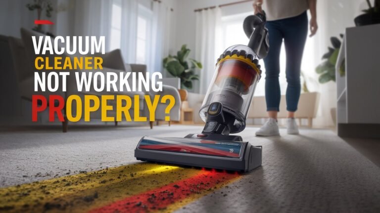 Vacuum Cleaner Not Working Properly? 9 Powerful Fixes That Actually Work