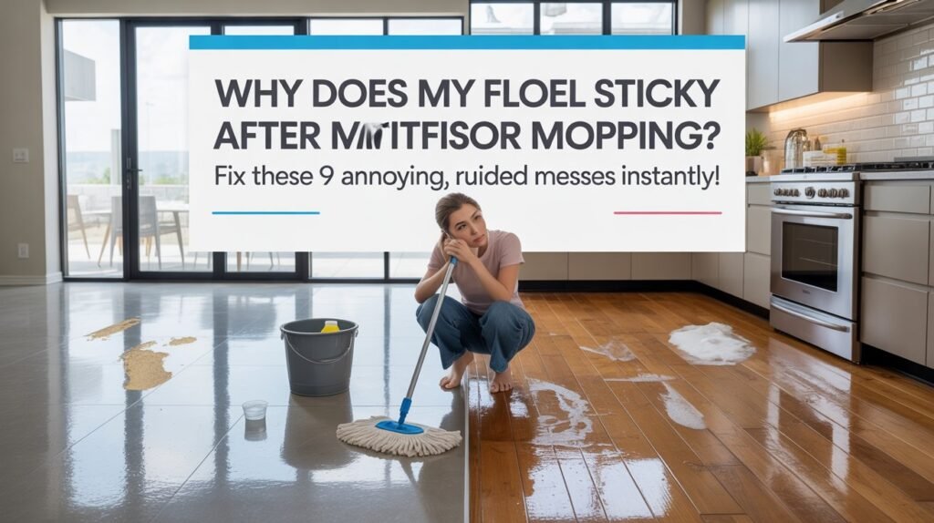 Why Does My Floor Feel Sticky After Mopping? Fix These 9 Annoying, Ruined Messes Instantly!