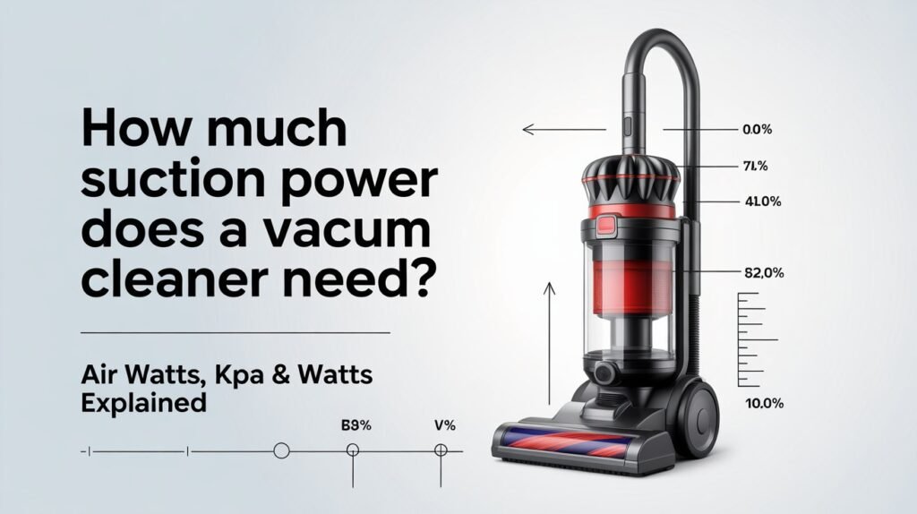 How Much Suction Power Does a Vacuum Cleaner Need? Air Watts, kPa & Watts Explained