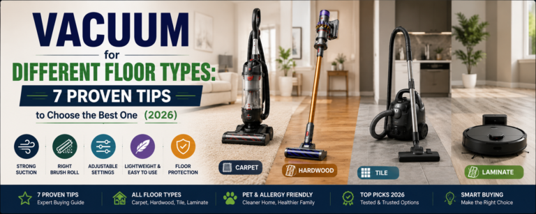Vacuum for Different Floor Types: 7 Proven Tips to Choose the Best One (2026)