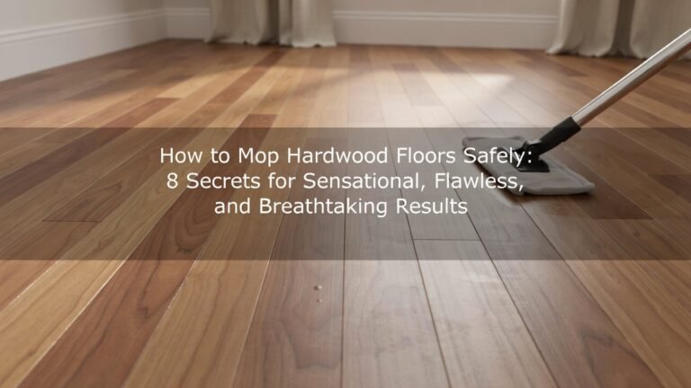 How to Mop Hardwood Floors Safely